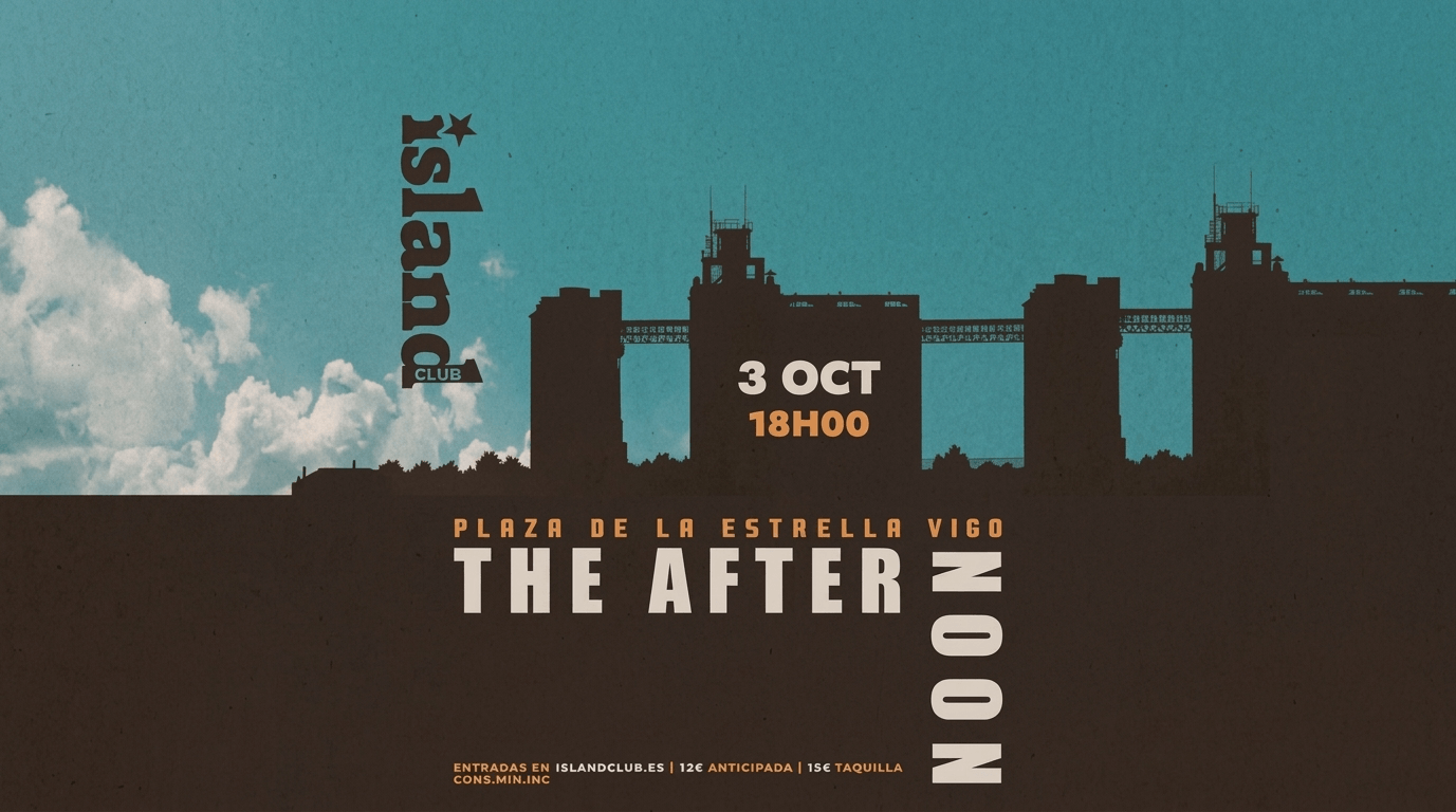 The afternoon, el 3 de octubre en la plaza de la Estrella en Vigo a partirde las 18:00 horas.
