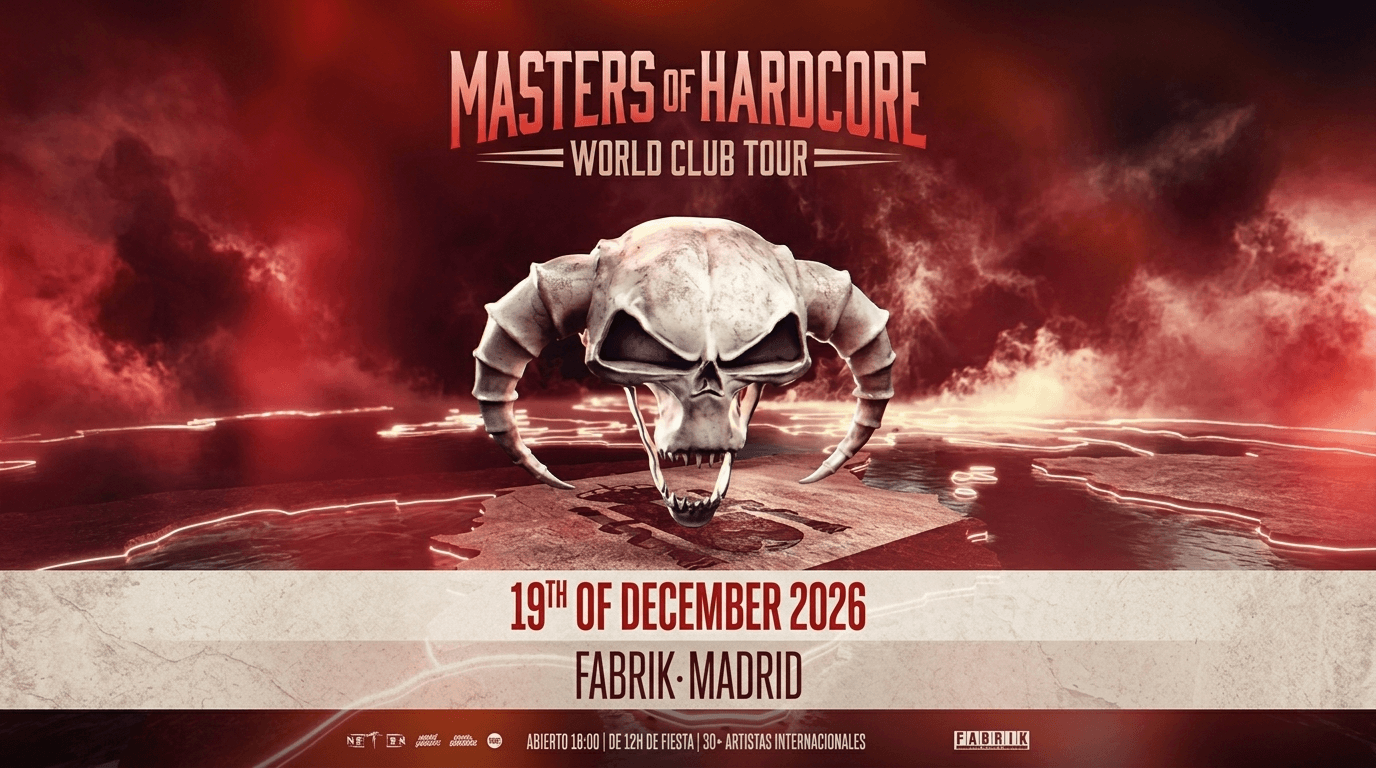 Masters of harcore, 19 de diciembre en Fabrik, Madrid